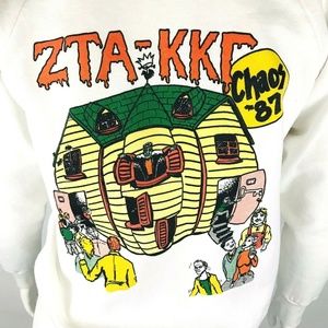 Vintage 1987 Kappa Kappa Gamma X ZTA Crewneck